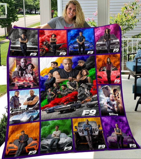 Fast And Furious 9 Quilt Blanket