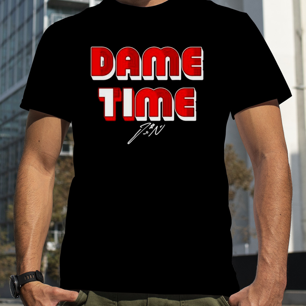 dame Time Portland basketball signature shirt