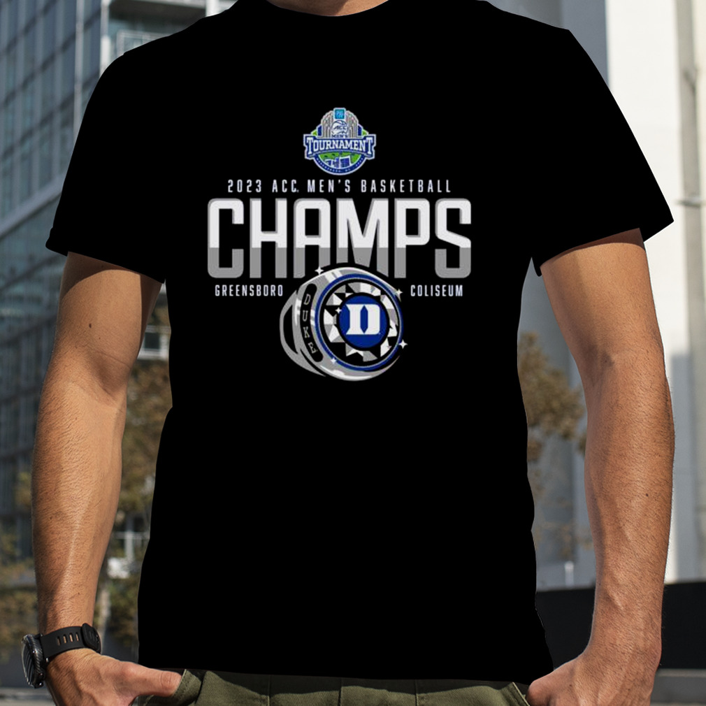2023 ACC Men’s Basketball Conference Tournament Champions Duke Blue Devils Rings T-Shirt