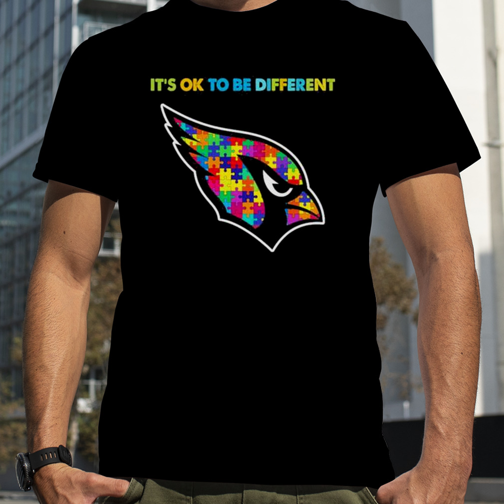 2023 Arizona Cardinals Autism It’s ok to be different shirt