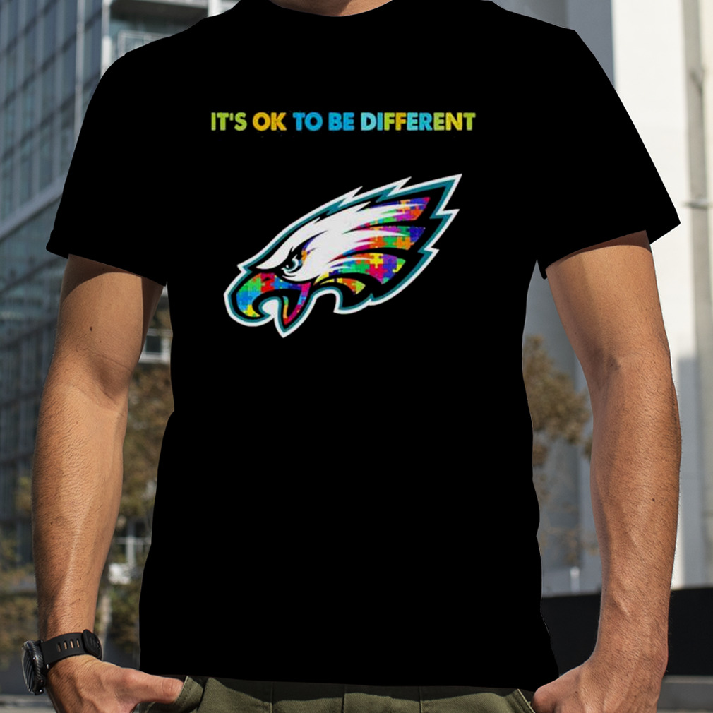 2023 Philadelphia Eagles Autism It’s ok to be different shirt
