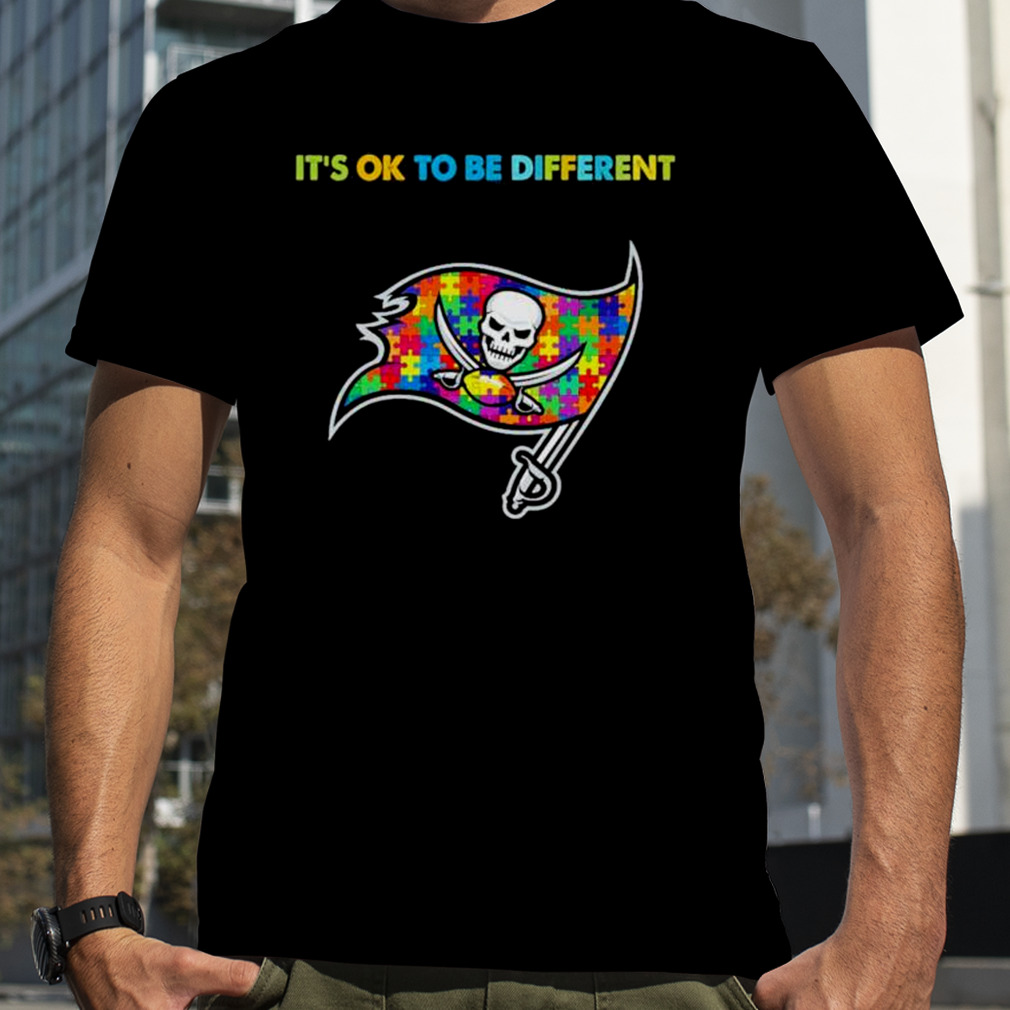2023 Tampa Bay Buccaneers Autism It’s ok to be different shirt