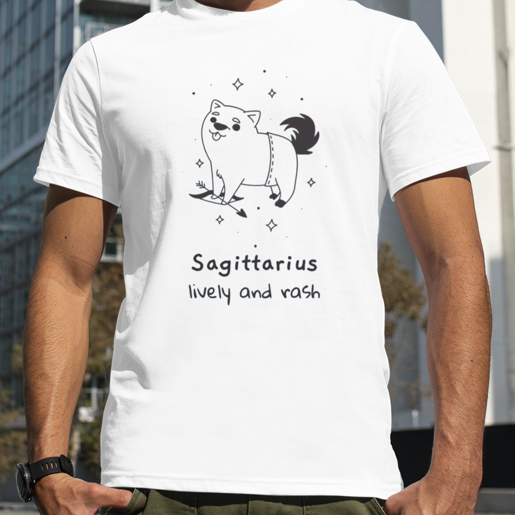 Cute Art Sagittarius Zodiac Sign Astrology shirt