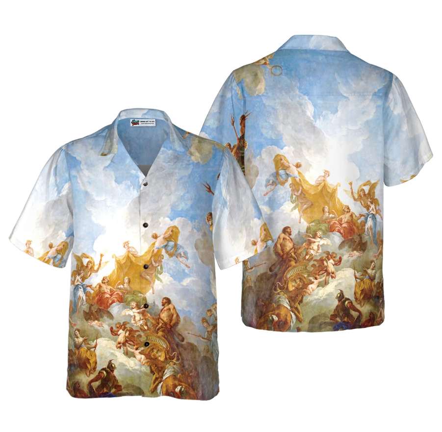 Greek Gods On Mount Olympus Hawaiian Shirt