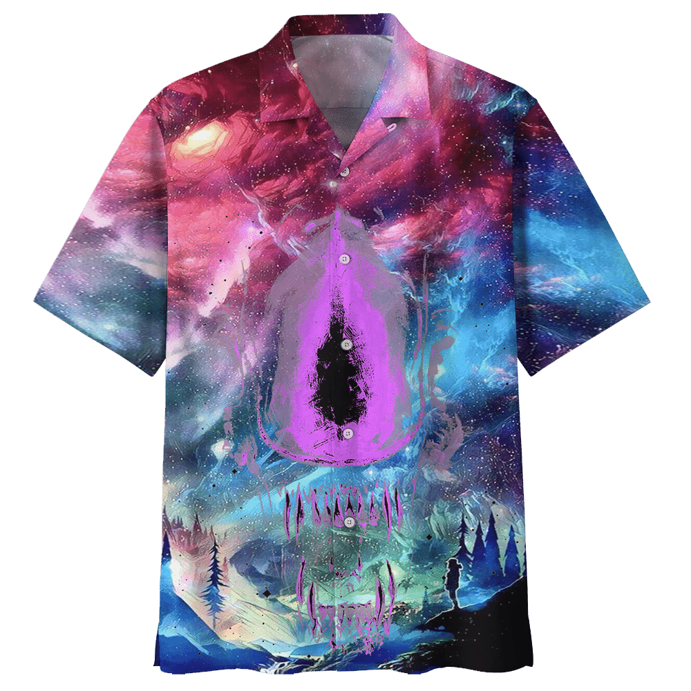 Alien Colorful Nice Design Unisex Hawaiian Shirt