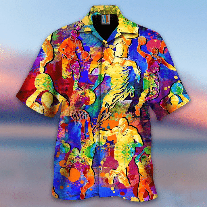 Basketball  Colorful Amazing Design Unisex Hawaiian Shirt For Men And Women Dhc17062399