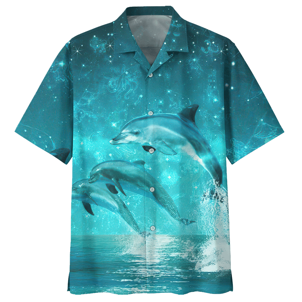 Dolphin  Blue Awesome Design Unisex Hawaiian Shirt For Men And Women Dhc17062796