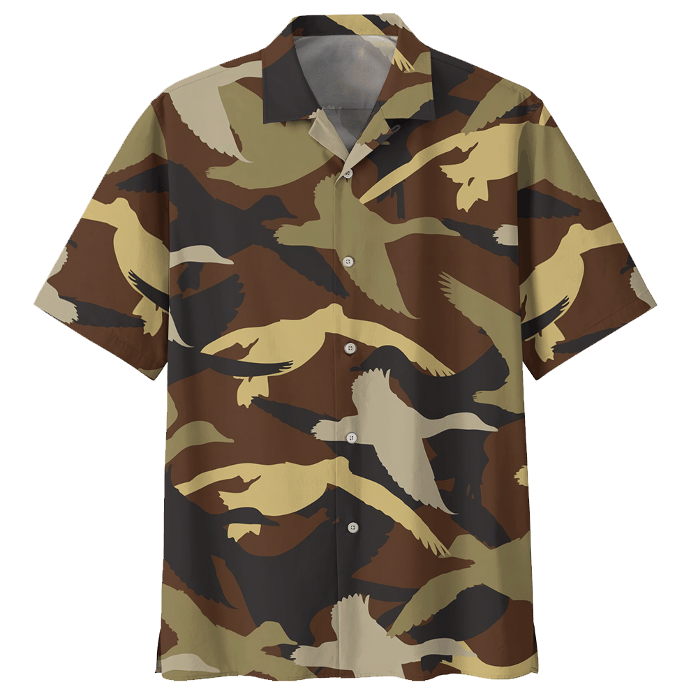 Duck Khaki Amazing Design Unisex Hawaiian Shirt For Men And Women Dhc17062501