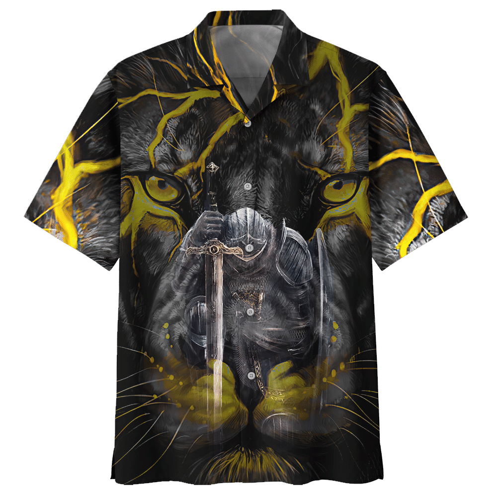 Lion Black Nice Design Unisex Hawaiian Shirt For Men And Women Dhc17062932