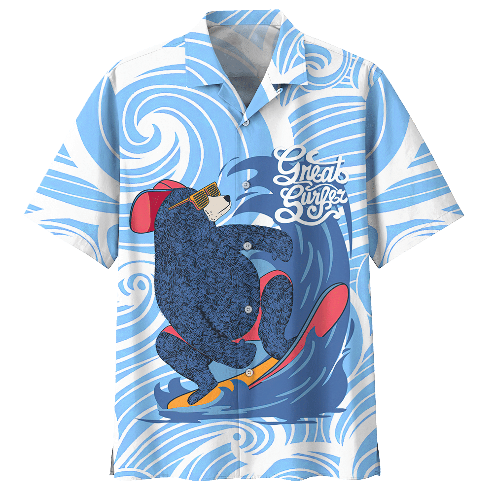 Surfing  Blue Nice Design Unisex Hawaiian Shirt For Men And Women Dhc17062764