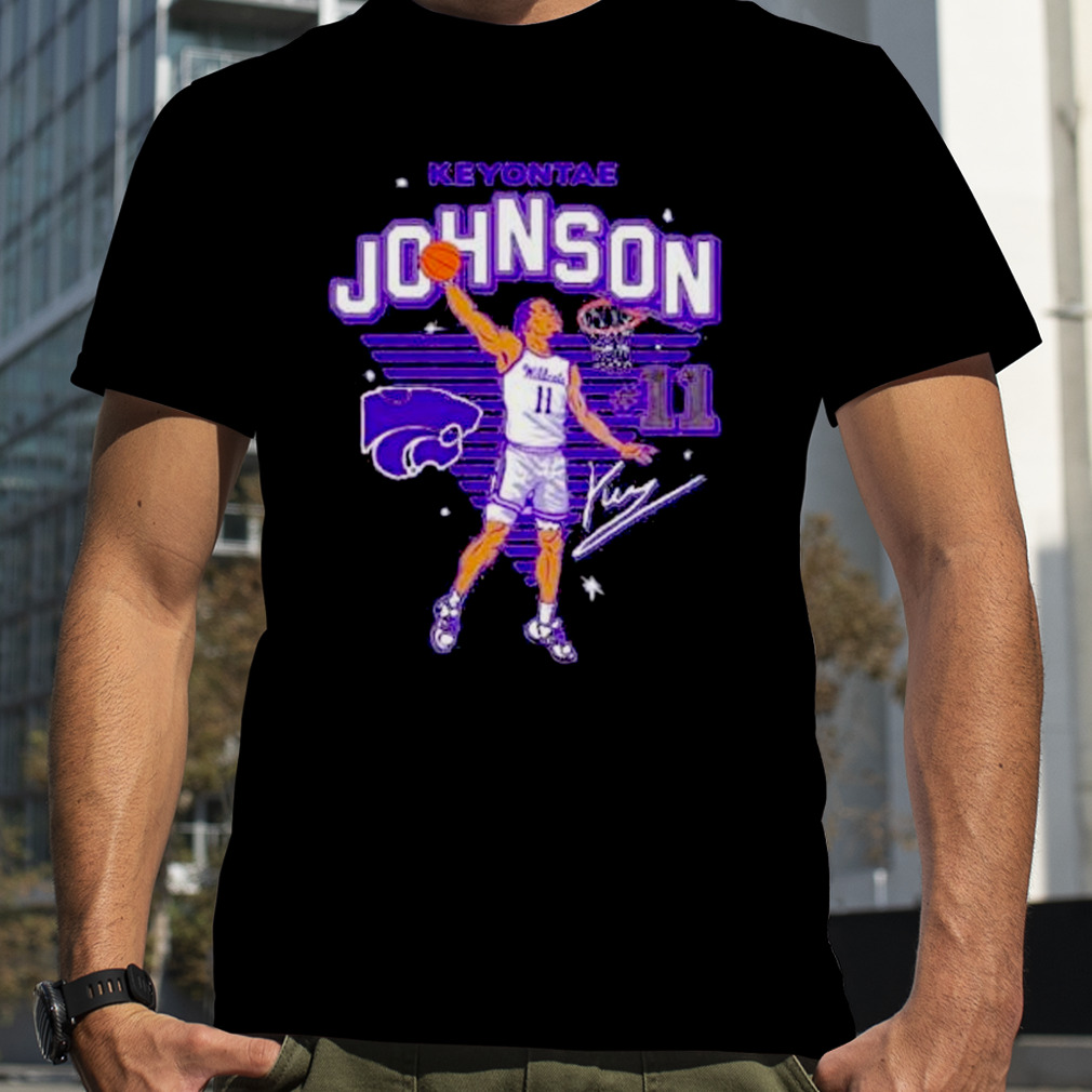 keyontae Johnson K-state Wildcats caricature shirt