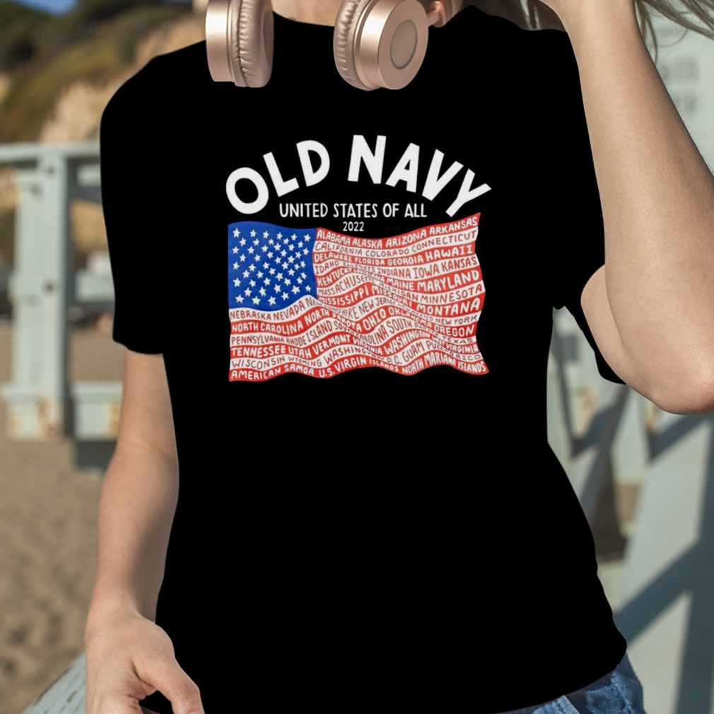 Old Navy United States Of All 2022 Flag shirt