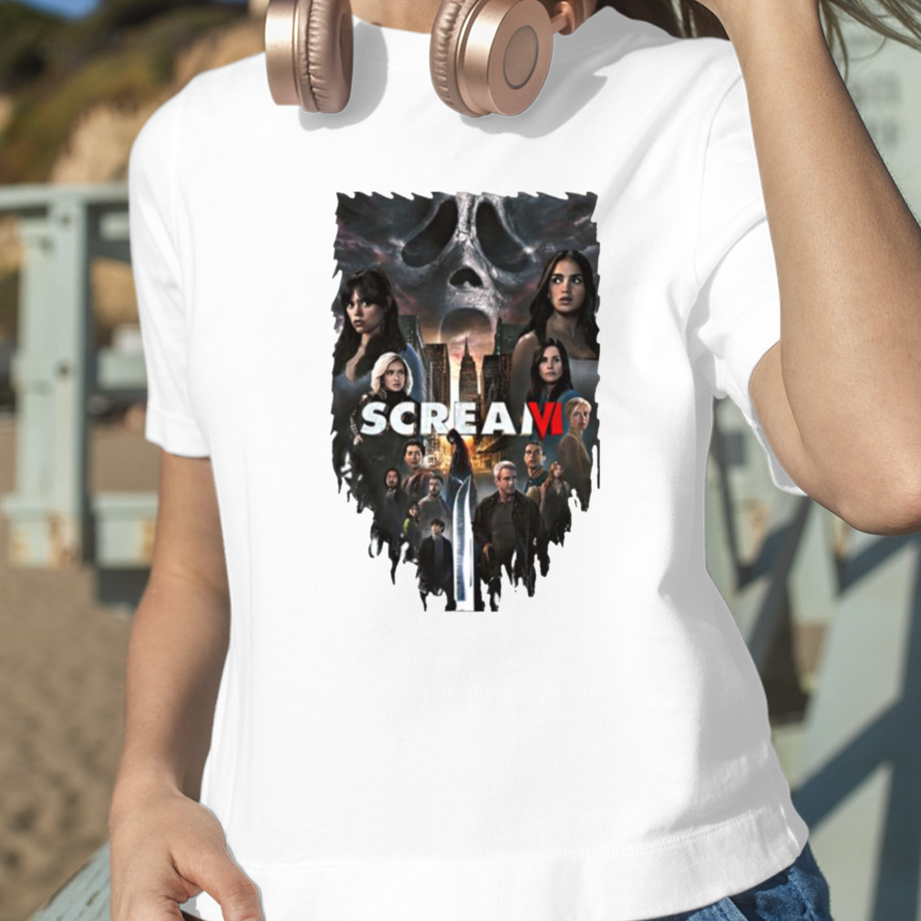 Scream VI Poster Shirt Scream 6 Tshirt Official Poster 2023 Cast