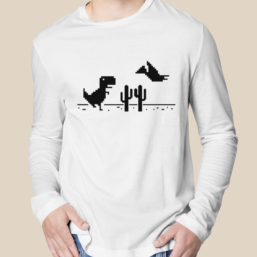 Trex Runner Google Offline Dinosaur Game shirt