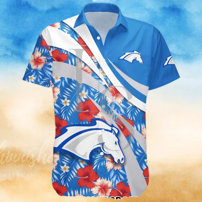 Alabama Huntsville Chargers NCAA Hibiscus Tropical Flower Hawaiian Shirt