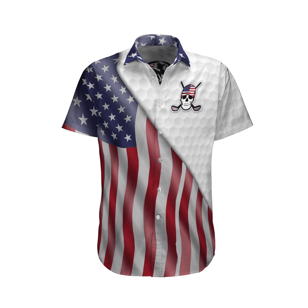 America Golf White High Quality Unisex Hawaiian Shirt For Men And Women Dhc17062603