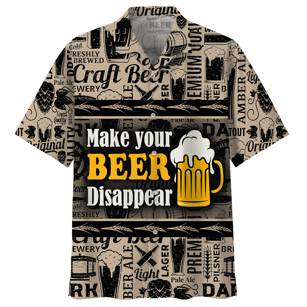 Beer  Tan High Quality Unisex Hawaiian Shirt For Men And Women Dhc17062692