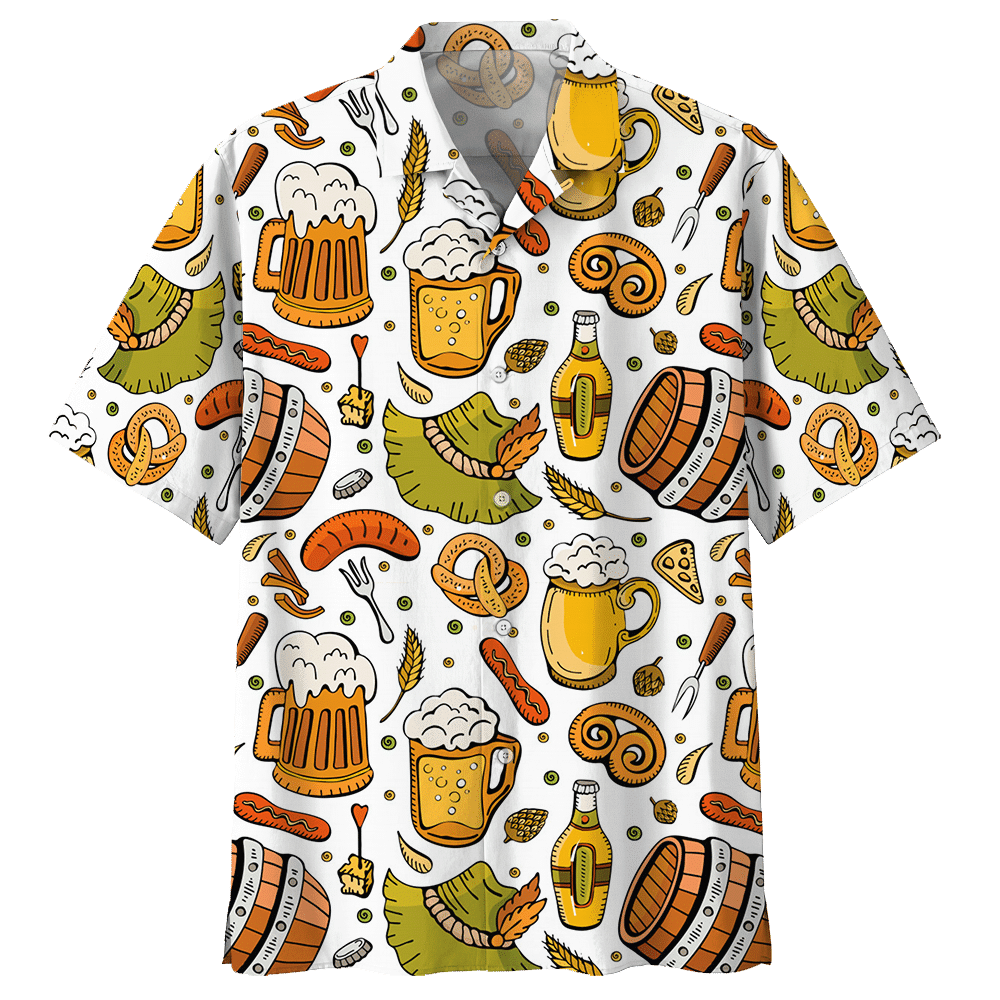 Beer  White Amazing Design Unisex Hawaiian Shirt For Men And Women Dhc17062753