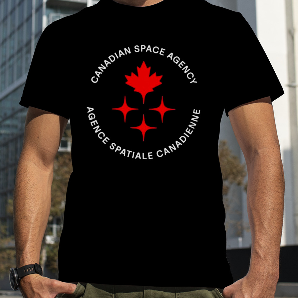 Canadian space agency agence spatiale canadienne T-shirt