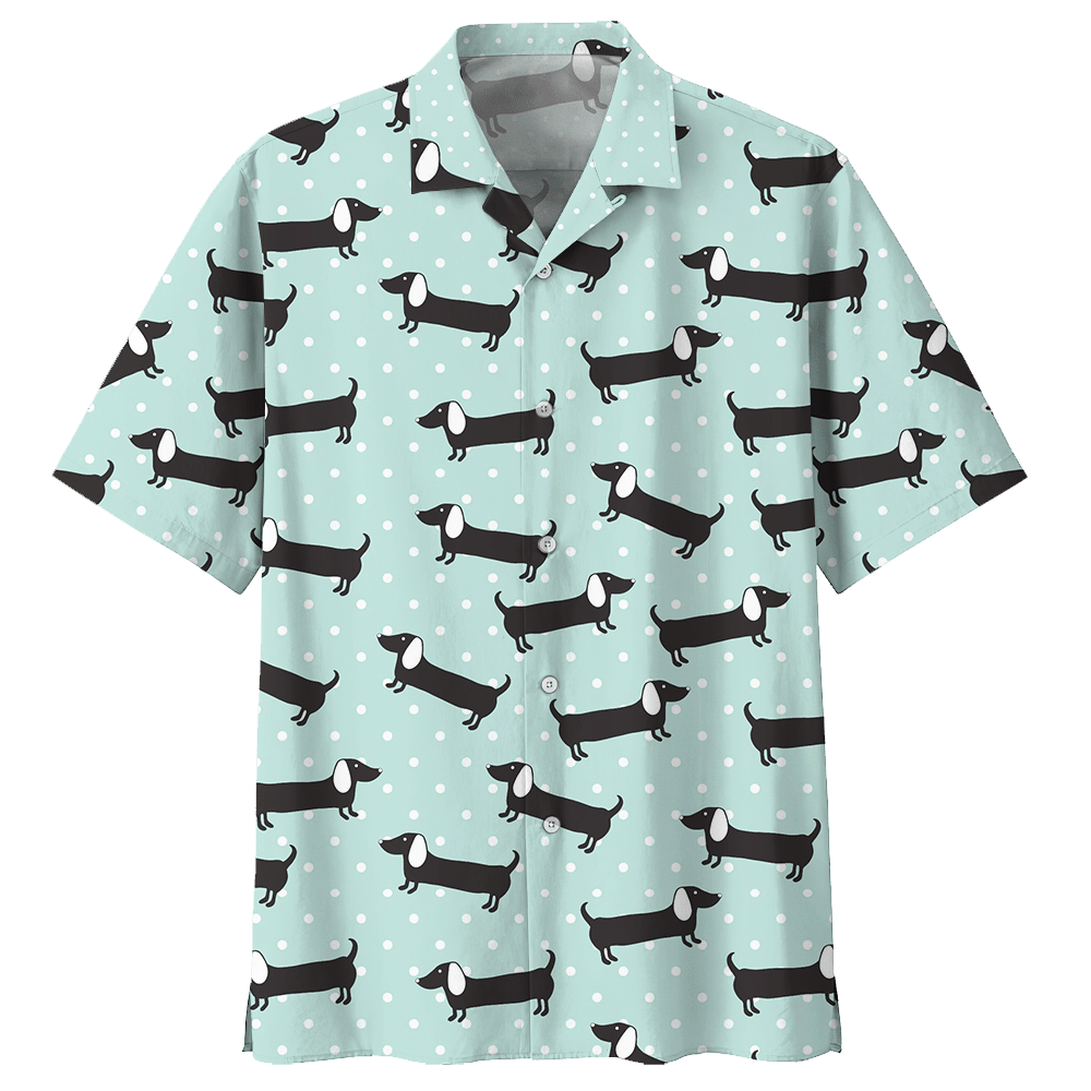 Dachshund  Blue Nice Design Unisex Hawaiian Shirt For Men And Women Dhc17062672