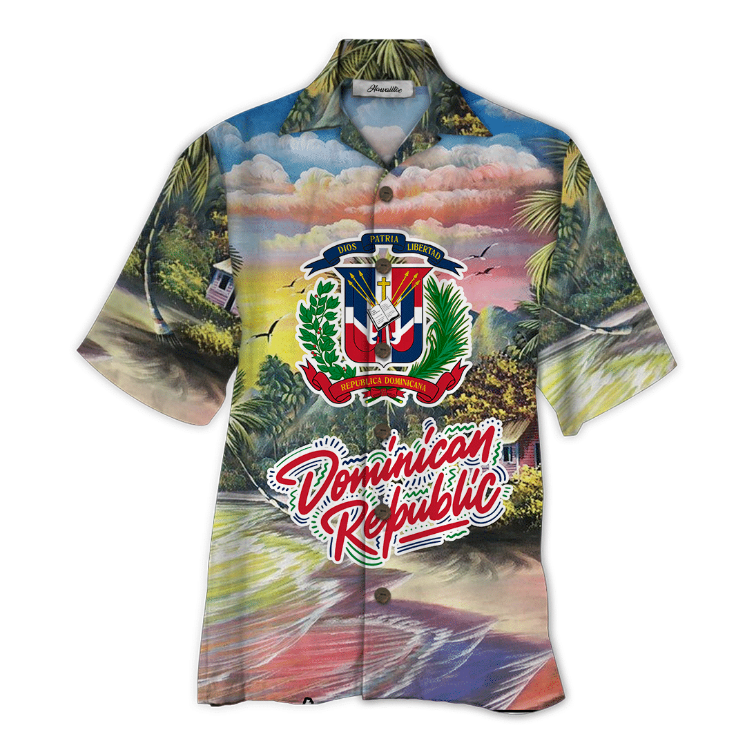 Dominican Republic Colorful Nice Design Unisex Hawaiian Shirt For Men And Women Dhc17062215