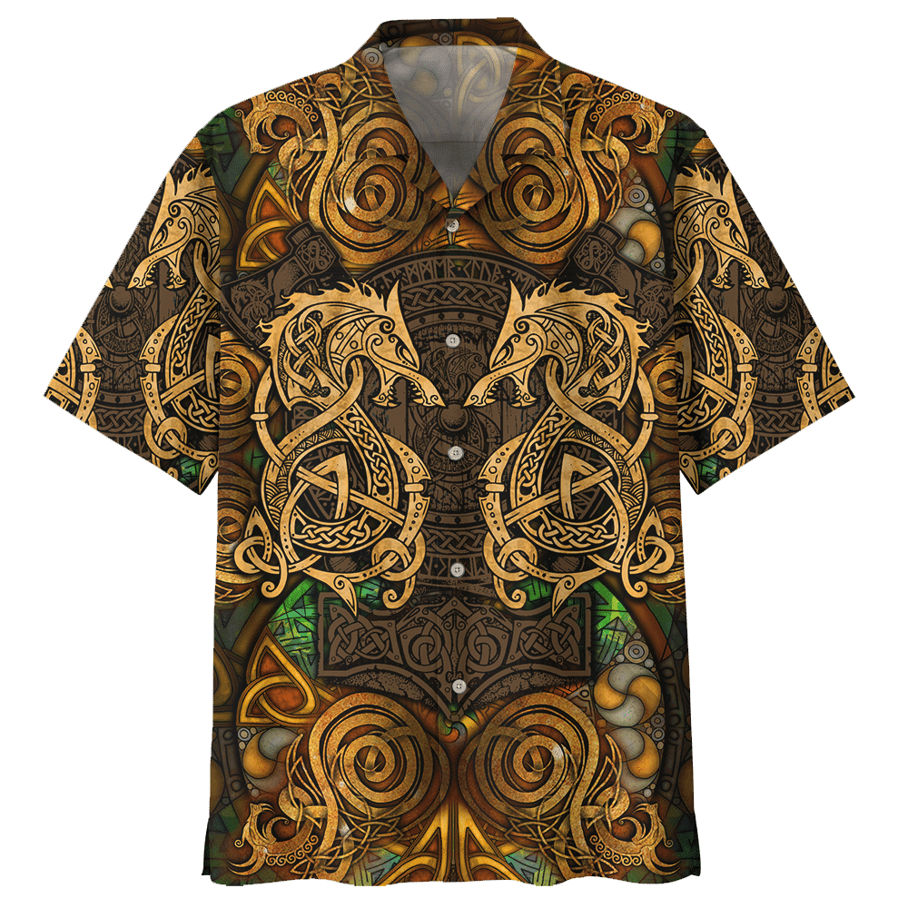 Dragon Khaki Nice Design Unisex Hawaiian Shirt For Men And Women Dhc17062912