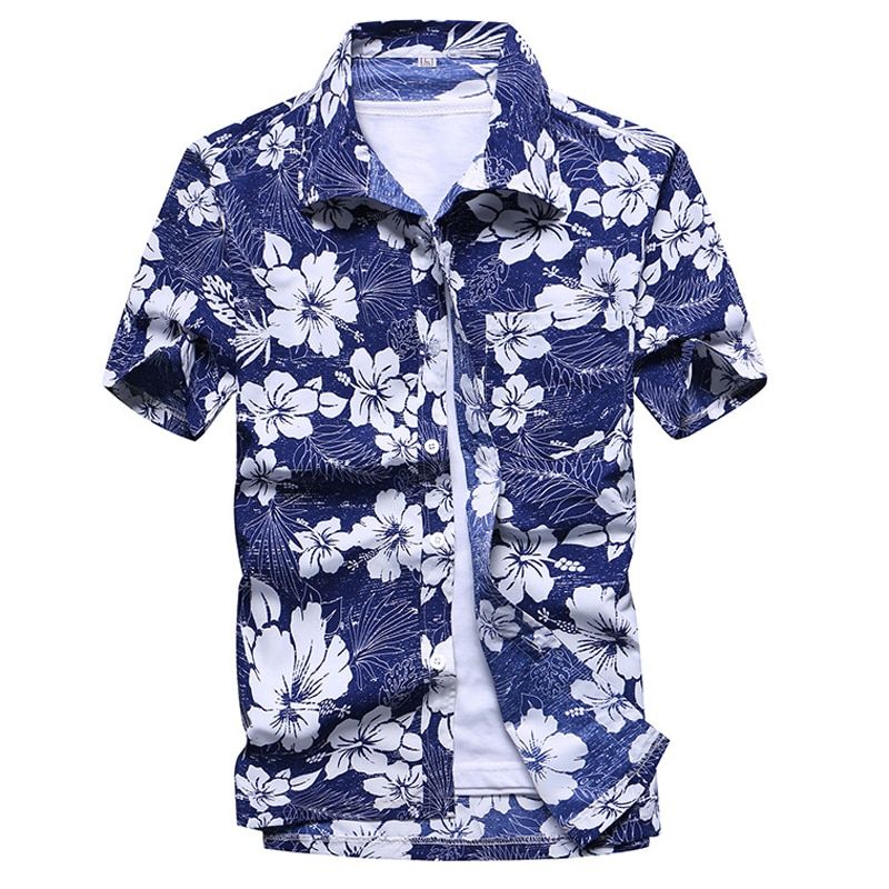 Floral   Blue Amazing Design Unisex Hawaiian Shirt For Men And Women Dhc17064203
