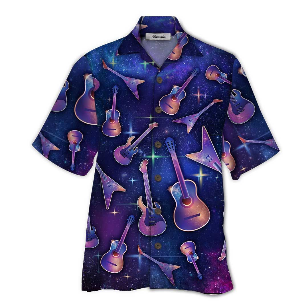 Guitar Black Unique Design Unisex Hawaiian Shirt For Men And Women Dhc17062163