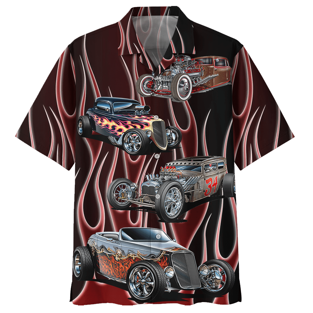 Hot Rod  Balck Awesome Design Unisex Hawaiian Shirt For Men And Women Dhc17062738
