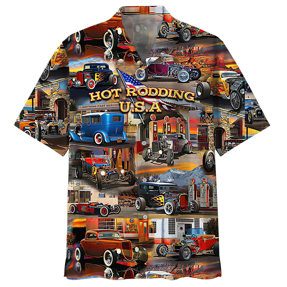 Hot Rod  Colorful Awesome Design Unisex Hawaiian Shirt For Men And Women Dhc17062693