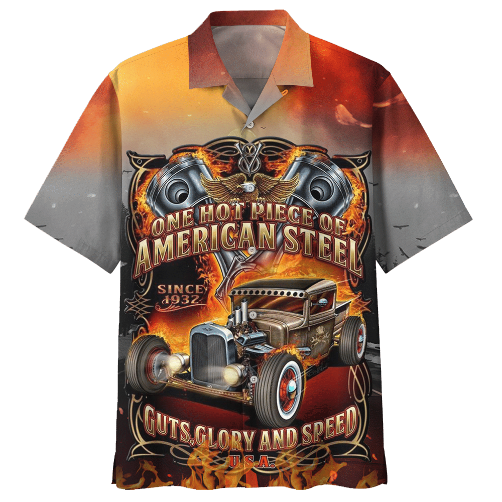 Hot Rod  Red Awesome Design Unisex Hawaiian Shirt For Men And Women Dhc17062743