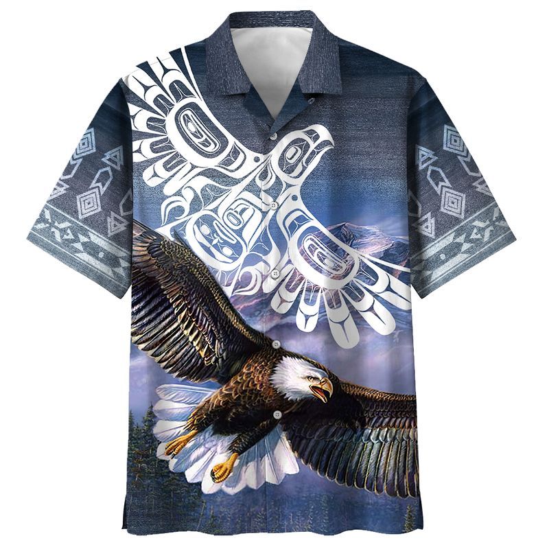 Indigenous  Blue Amazing Design Unisex Hawaiian Shirt For Men And Women Dhc17063952