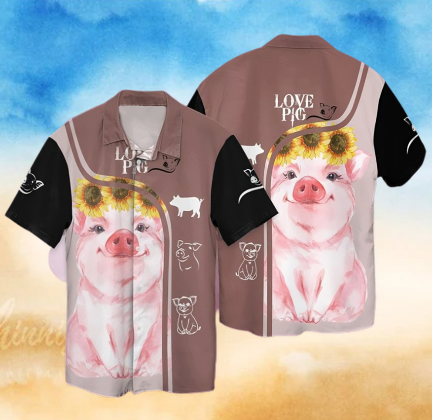 Love Pigs 1 Hawaiian Shirt