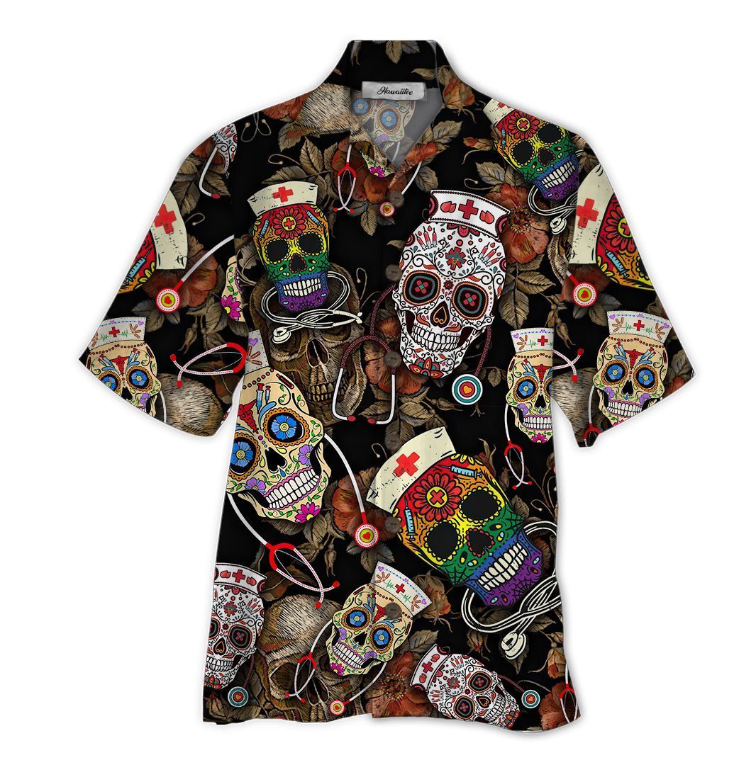 Nurse Colorful Awesome Design Unisex Hawaiian Shirt For Men And Women Dhc17062238