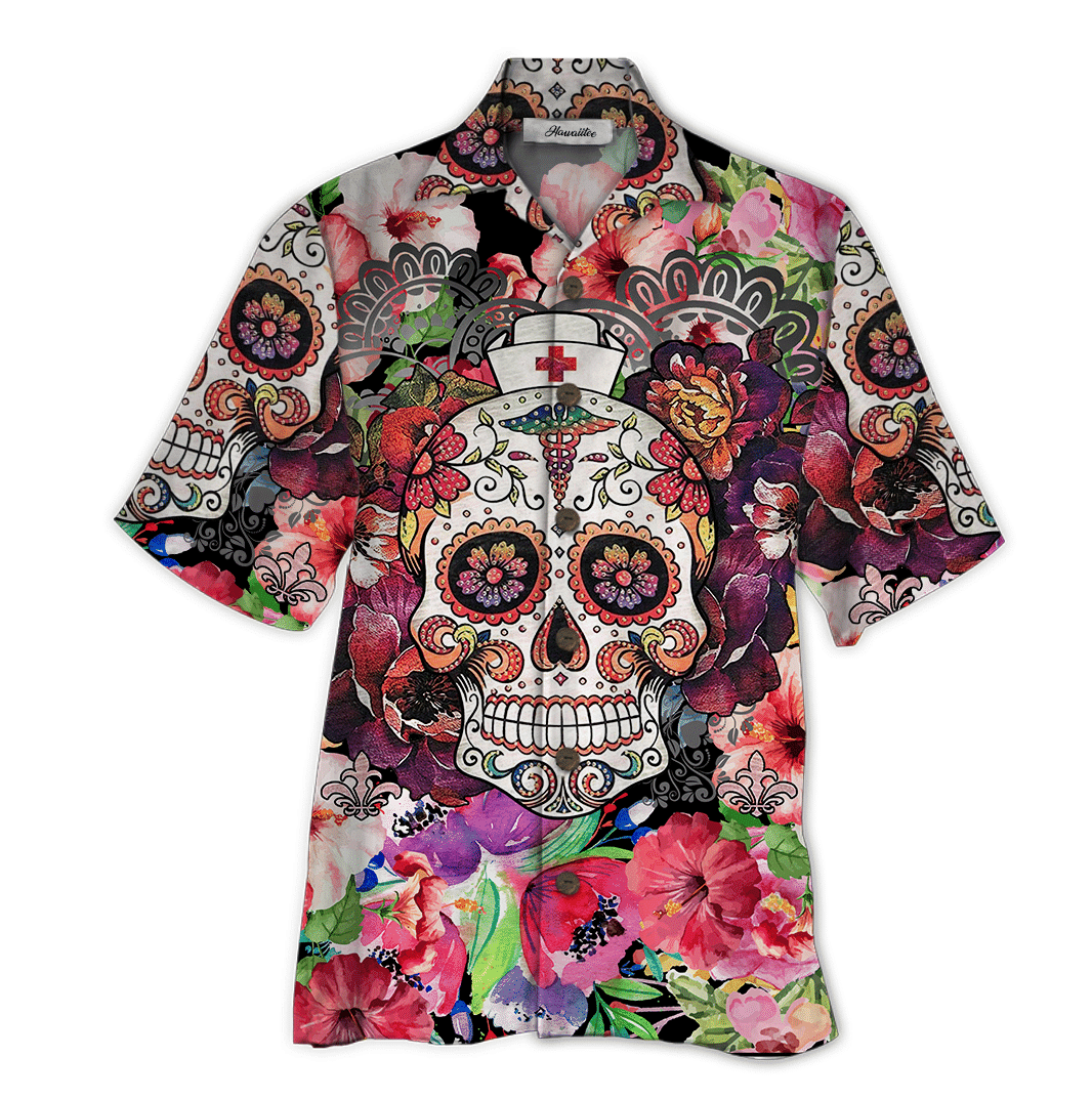 Nurse Colorful High Quality Unisex Hawaiian Shirt For Men And Women Dhc17062206