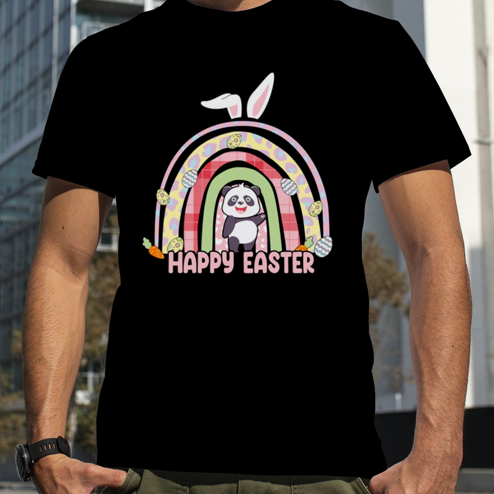 Panda Happy Easter Rainbow shirt