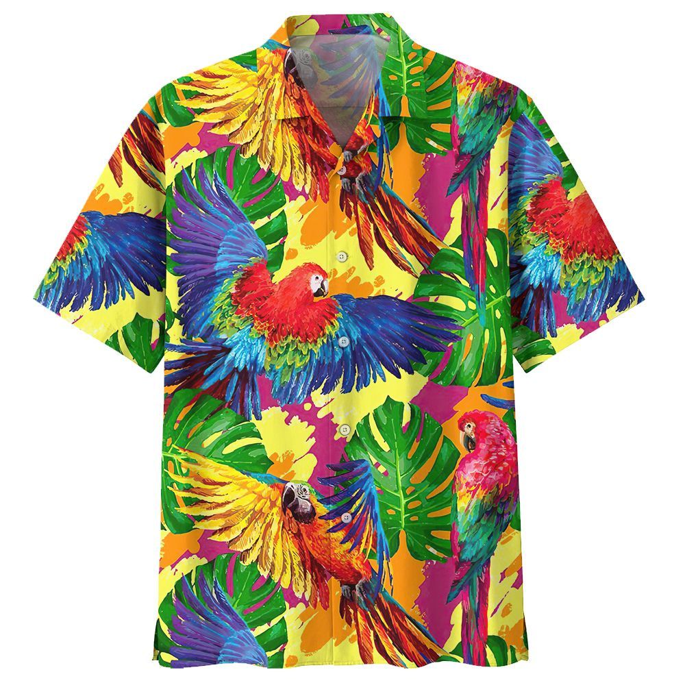 Parrot Colorful Unique Design Unisex Hawaiian Shirt For Men And Women Dhc17062977