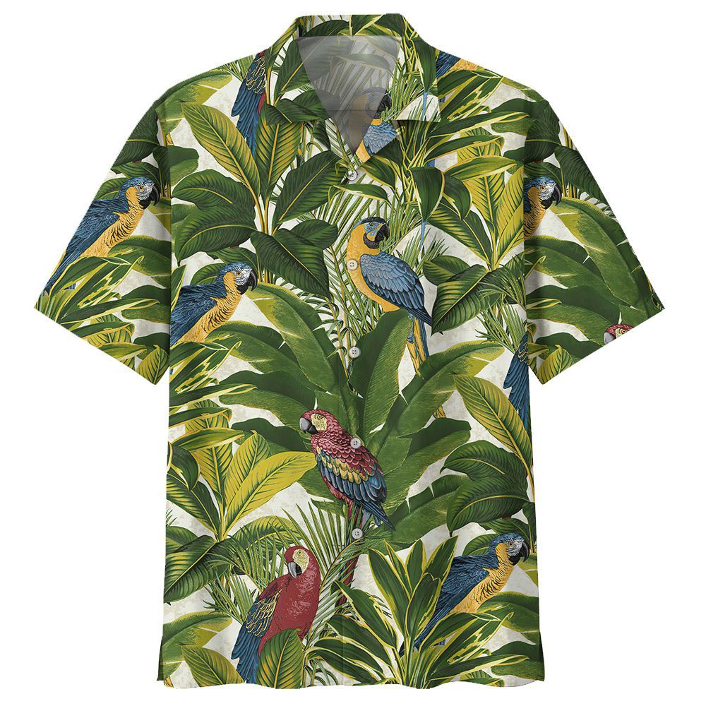 Parrot Green Unique Design Unisex Hawaiian Shirt For Men And Women Dhc17062982