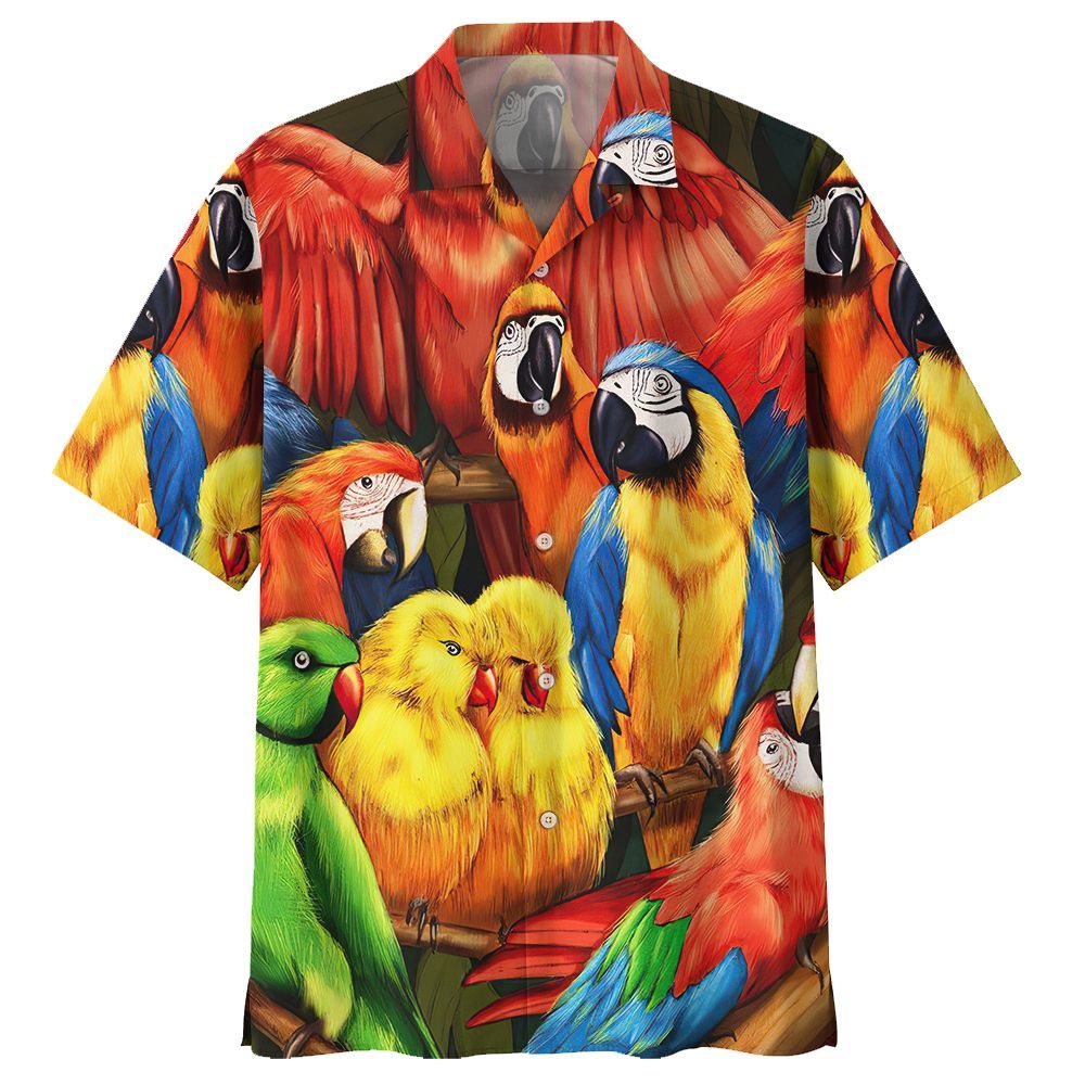 Parrot Red Awesome Design Unisex Hawaiian Shirt For Men And Women Dhc17062976