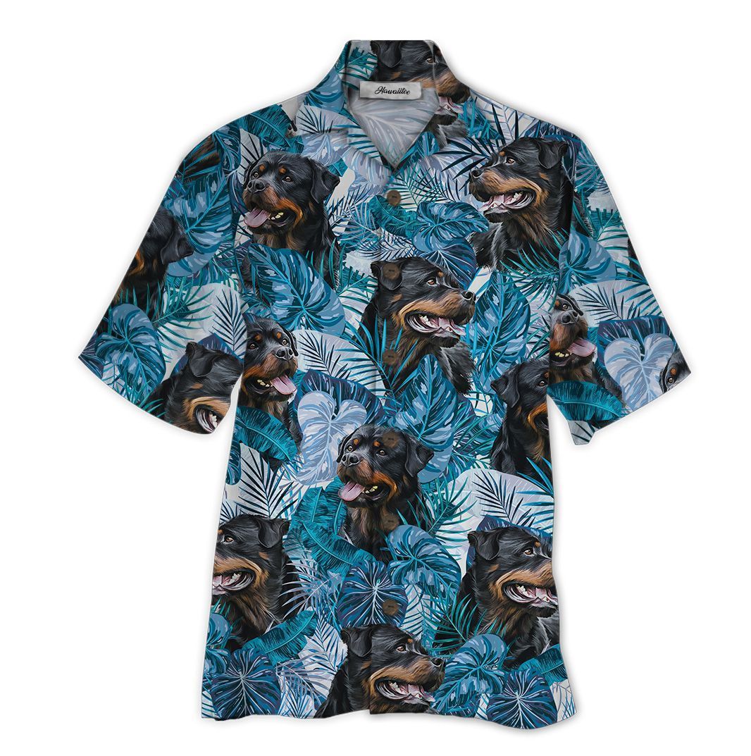 Rottweiler Blue High Quality Unisex Hawaiian Shirt For Men And Women Dhc17062176