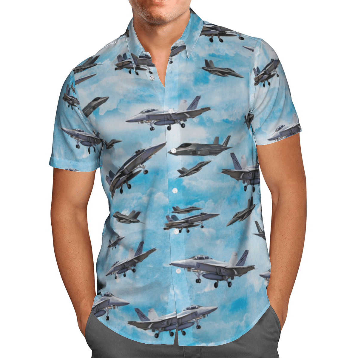 Royal Australian Air Force Air Combat  Blue Amazing Design Unisex Hawaiian Shirt For Men And Women Dhc17063314