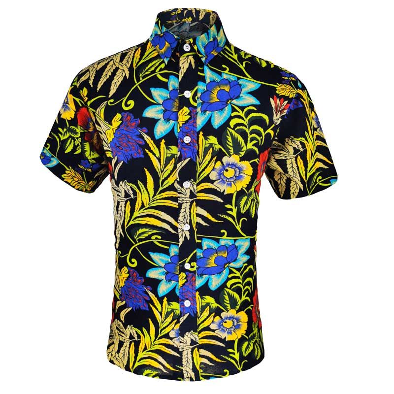 Summer Floral  Black Unique Design Unisex Hawaiian Shirt For Men And Women Dhc17064212