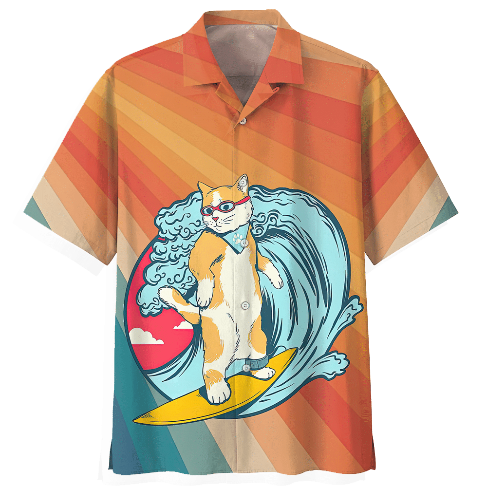 Surfing  Orange Awesome Design Unisex Hawaiian Shirt For Men And Women Dhc17062776