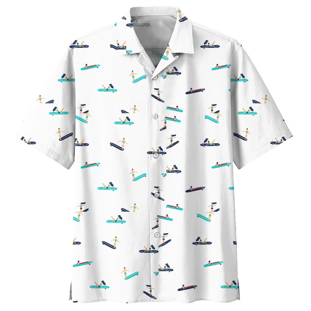Surfing  White Amazing Design Unisex Hawaiian Shirt For Men And Women Dhc17062576