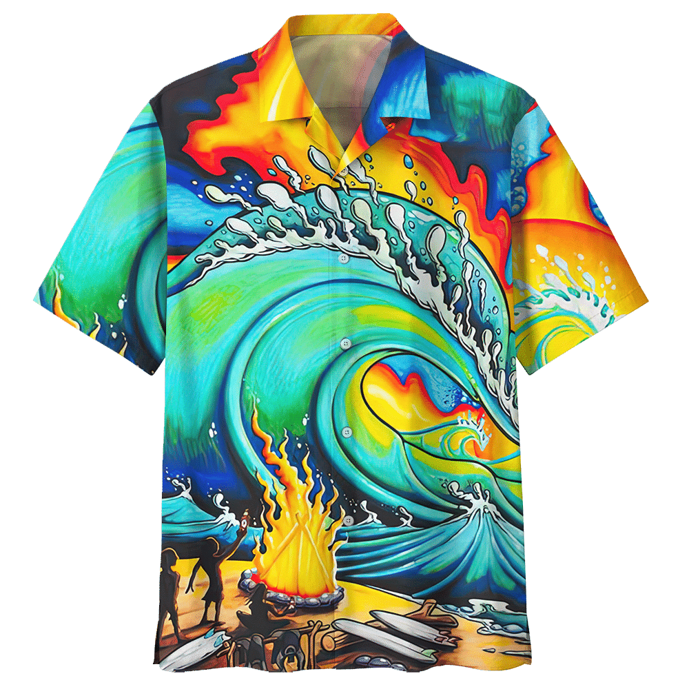 Surfing Blue Amazing Design Unisex Hawaiian Shirt For Men And Women Dhc17062817