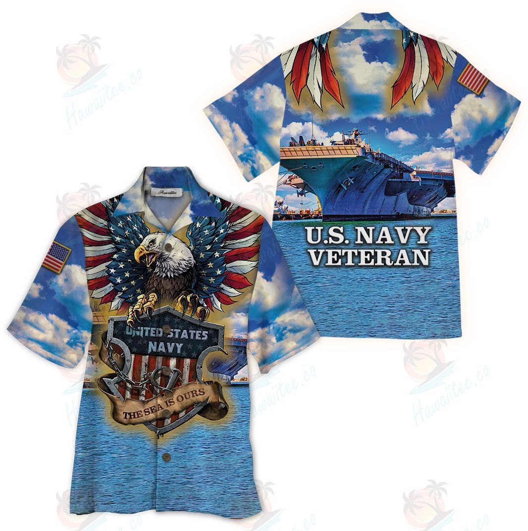 Us Navy Blue Awesome Design Unisex Hawaiian Shirt For Men And Women Dhc17062280