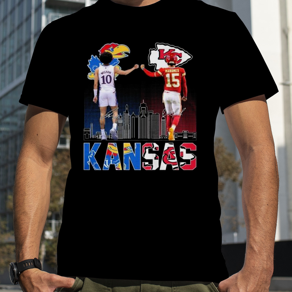 Wilson 10 And Mahomes Kansas City 2023 Signatures Shirt
