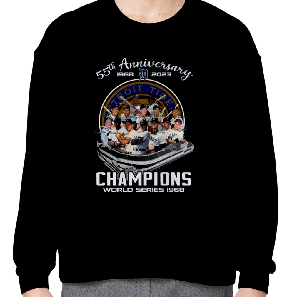 Detroit Tigers 55th Anniversary 1968 2023 Champions World Series 1968  Signatures shirt - Limotees