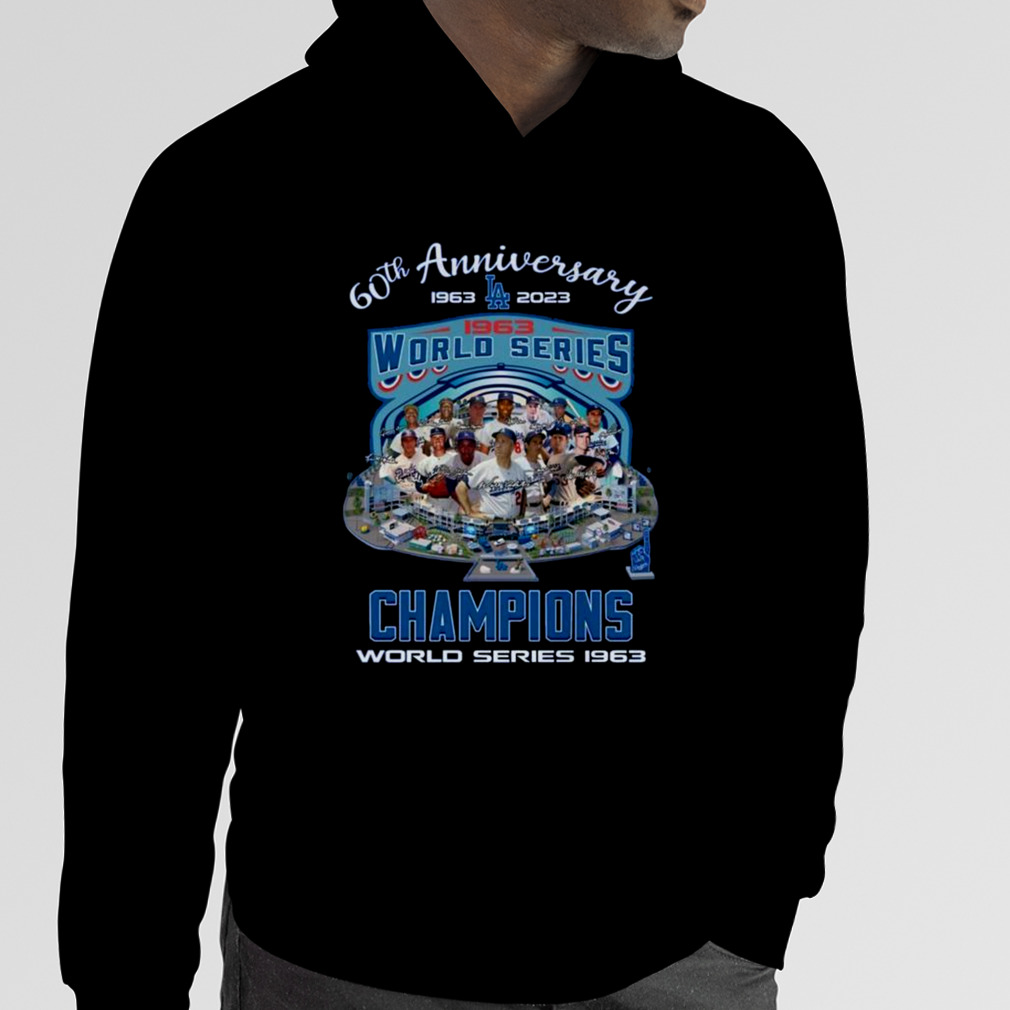 Los Angeles Dodgers 60th Anniversary 1963 – 2023 IA World Series Champions  World Series 1963 shirt