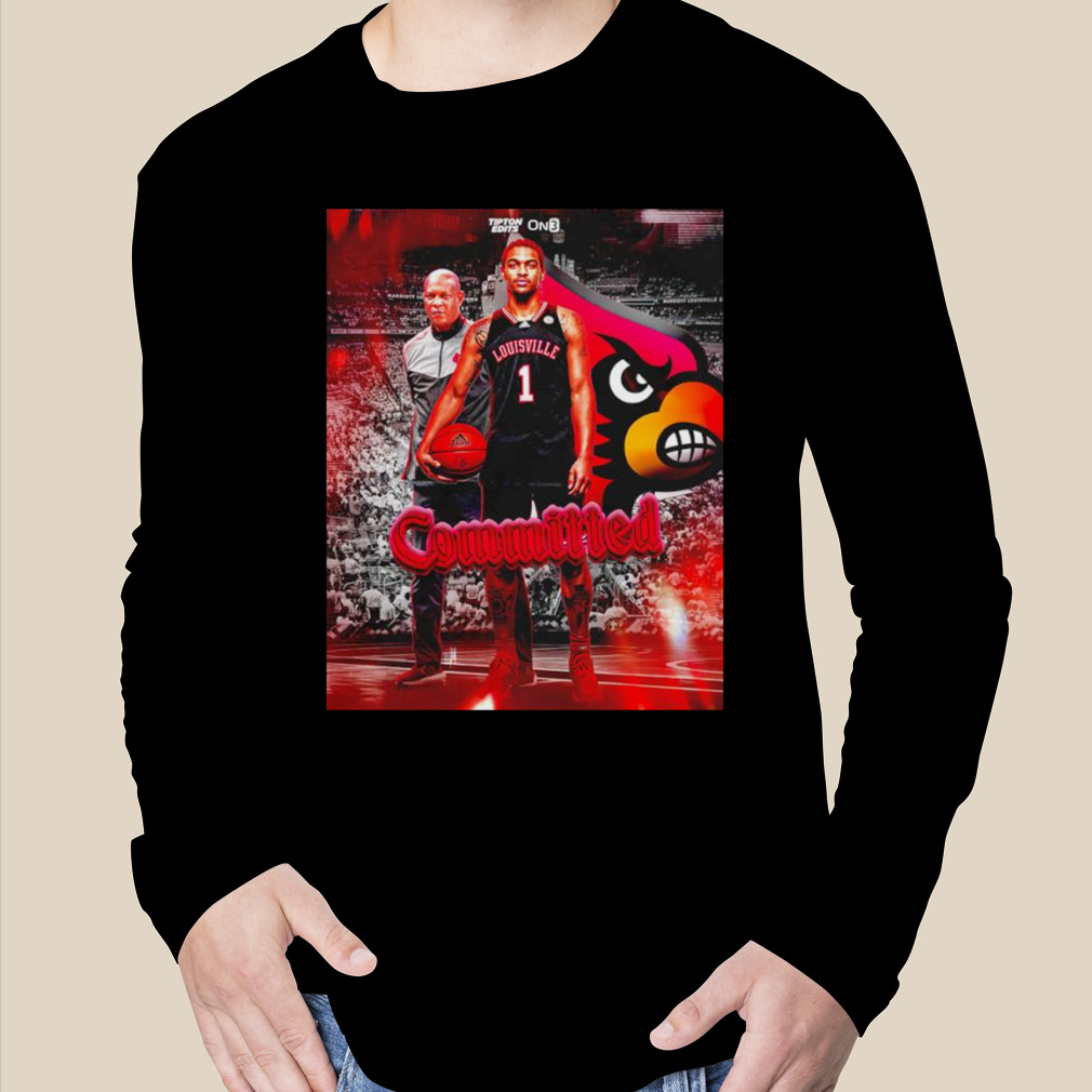 Committed University of Louisville shirt